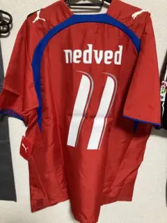 【正規】04年　チェコ代表　ネドベド　ネドヴェド　サッカー　ユニフォーム　00s Yahoo!オークション -「ネドベド ユニフォーム」の落札相場