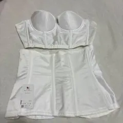 ホワイト コルセット M64 ブライダルインナー　ワコールD65