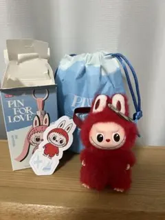 正規品ラブブ PIN FOR LOVE イニシャル 【X】