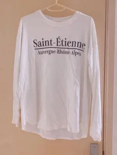 coca ロゴプリント 長袖Tシャツ