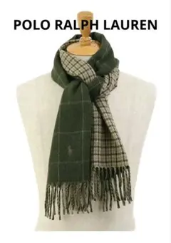 ラルフローレン/Ralph Lauren/リバーシブルウールマフラーユニセックス