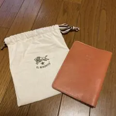 IL BISONTE オレンジ レザーブックカバー