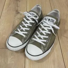 コンバース オールスター スニーカー ローカット カーキ 24.5cm