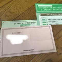 JR九州グループ 株主優待券 2500円分