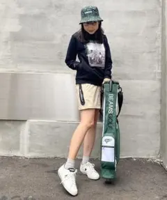 ★美品★BEAMS　GOLF　サイドロゴ　スカート　サイズ　M