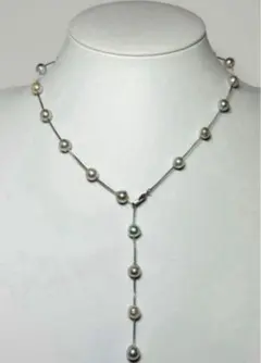 J2217 あこや真珠ステーションネックレス7.0-7.5mm J2217 あこや真珠ステーションネックレス7.0-7.5mm - メルカリ