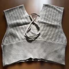 OLIVE des OLIVE ニットビスチェ ベージュ