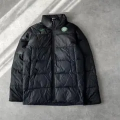 16717 NIKE セルティックス 刺繍ロゴ ダウンジャケット 黒色