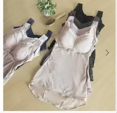 ★新品タグ付き★ゆきねえモアソフト快適バストホールドシェイプブラキャミ24　Lのサムネイル