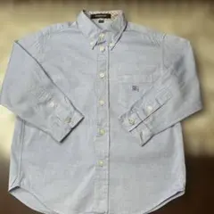 BURBERRY LONDON キッズ長袖 水色シャツ110cm