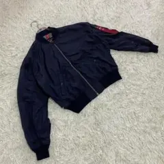 人気♡アルファインダストリーズ/ALPHA【M】フライトジャケット/コットン混