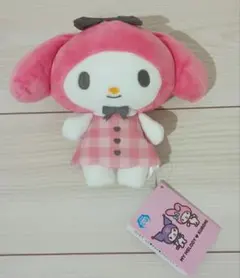 マイメロディ クロミ チェックワンピがま口ポーチ マイメロディ