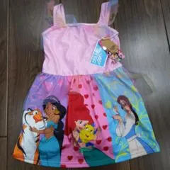 130 Disney　ディズニー　プリンセス ワンピース　チュール　UPF50+
