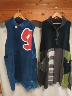 古布のワンピース