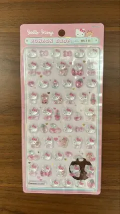 【正規品】ボンボンドロップシール　ミニ　ハローキティ　ピンク