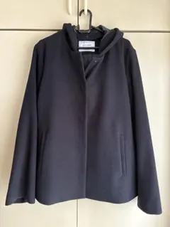 OPAQUE.CLIP Lux-Veil 2way フードショートコート