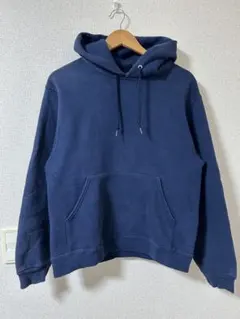 FRUIT OF THE LOOM ネイビー パーカー S 短丈　00sのサムネイル