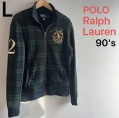 【美品】POLO Ralph Lauren ブラックウォッチジャンパー