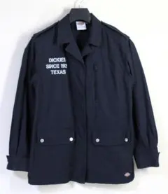 Dickies ディッキーズ ミリタリー調 コットン ワークジャケット 紺:Mのサムネイル