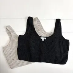 UNIQLO×マメクロゴウチ　3Dニットブラビスチェ