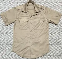 70'sヴィンテージPRB UNIFORMS米軍オープンカラーミリタリーシャツSのサムネイル