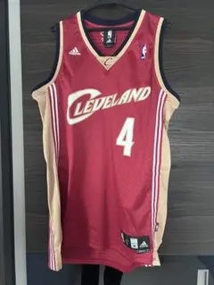 極美品NBAキャバリアーズレブロンジェームズユニフォームMアディダス