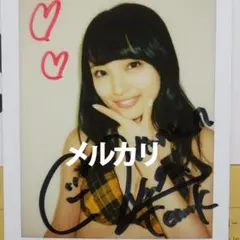 向井地美音　AKB48 サイン入り写真 フレーム付き 2026年最新】向井地美音サインの人気アイテム - メルカリ