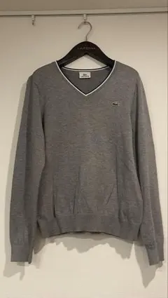 ラコステ　LACOSTE グレーニットセーター 2