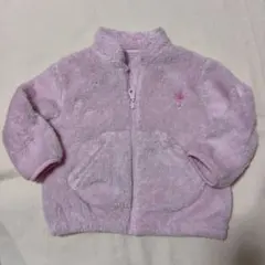 UNIQLO ベビー アウター 80 ピンク花刺繍