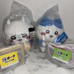 ちいかわ エニマイくじ ぬいぐるみ コップ 小皿 セット ハチワレ