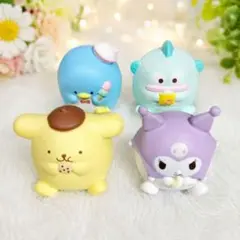 サンリオキャラクターズ まんまるフィギュア 4種セット