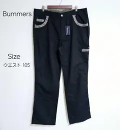 Bummers ワークパンツ 刺繍デザイン ウエスト105