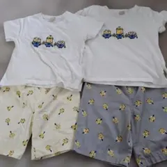 petit main ミニオン Tシャツ ハーフパンツ セット