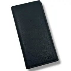 新品 コーチCOACH◇ブレストポケットウォレットペブルレザー長財布◇黒