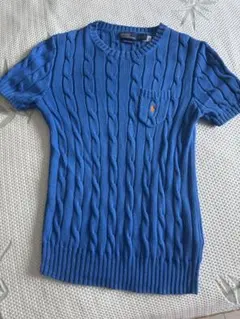 Polo by Ralph Lauren 半袖セーター M 青