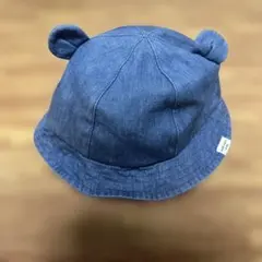 petit main くま耳 ベビー帽子 48cm