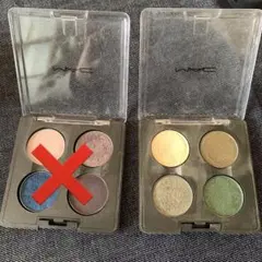 M・A・C スモールアイシャドウ×4 4色パレット