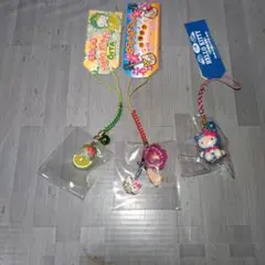 サンリオ　ご当地キティ　ストラップ　沖縄限定　大分限定