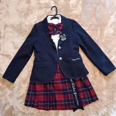メゾピアノ 女の子 M/150卒服 フォーマル リボンスーツ セット