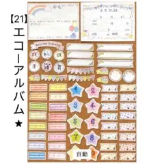 【21】エコーアルバム　マタニティー　母子手帳　命名用紙　出生記録