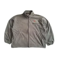 90s 白タグ ナイキ フリースジャケット フルジップ テニスロゴ 希少 古着