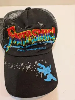 FANTASMIC! ファンタズミック 帽子 東京ディズニーシー黒サイズ調整可