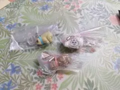 おぱんちゅうさぎ　わんころマスコット　3点