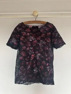 tricot COMME des GARÇONS 花柄レース 半袖 Sのサムネイル