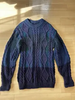 CHAPS RALPH LAUREN コットンハンドニット　バナリパ　80s