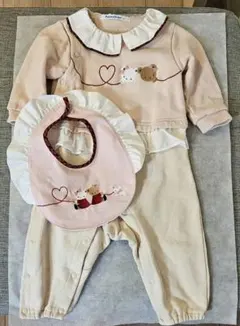 ファミリア　長袖ロンパース　美品　70cm