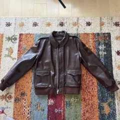 HORN WORKS ブラウンレザーアウター LL