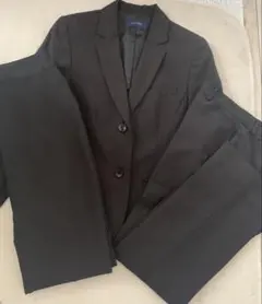 スーツ 黒 ライン ジャケット パンツ スカート ３点セット オフィス ビジネス