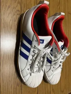 adidas スニーカー ホワイト/ブルー/レッド