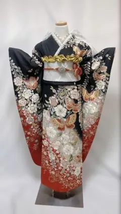 振袖　成人式　振袖7点セット　振袖フルセット　正絹